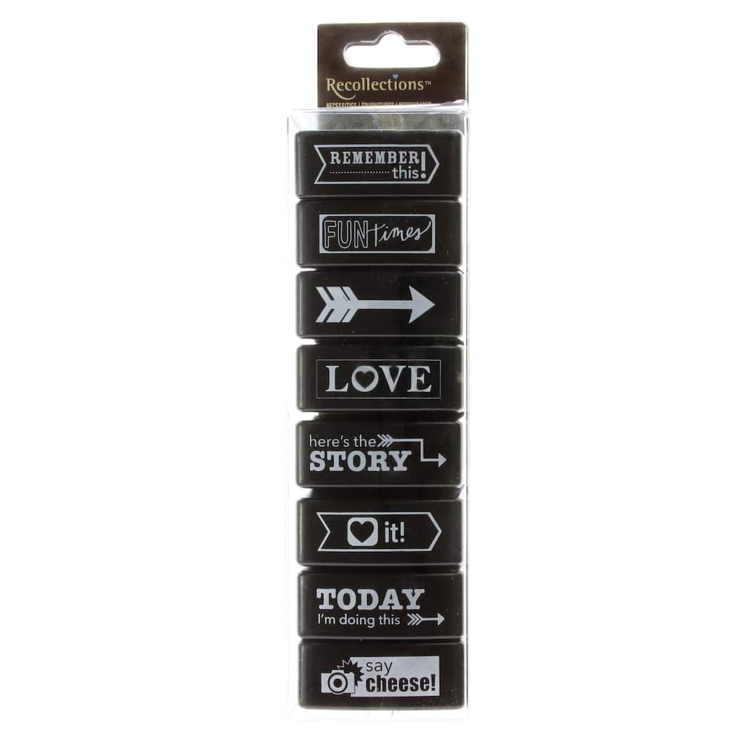 Find The Self Inking Stamp Set By Recollections At Michaels